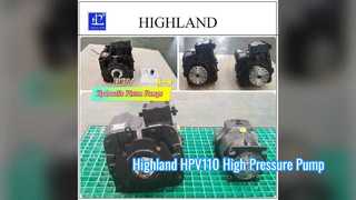 Highland HPV110 Eksenel Pistonlu Pompa 42MPa Biçerdöver Çözümü