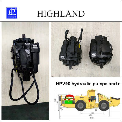 Yüksek basınçlı yeraltı kamyonları hidrolik pompalar motorlar PV22 MV23