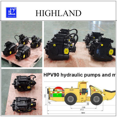 Highland PV22 MV23 Yeraltı Kamyonu Hidrolik Pompaları Güçlü Kirlilik Önleme Yeteneği