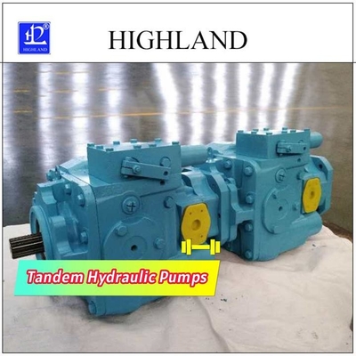 Değişken Deplasmanlı Eksenel Pistonlu Tandem Hidrolik Pompalar 110cc/R+110cc/R