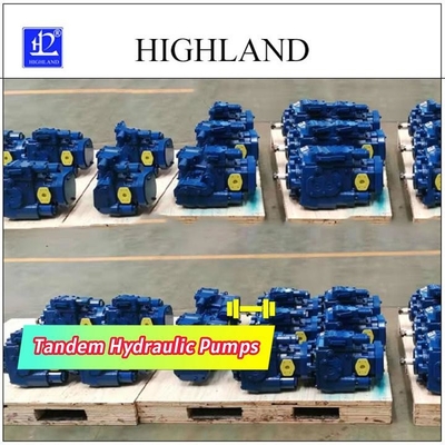 Değişken Deplasmanlı Eksenel Pistonlu Tandem Hidrolik Pompalar 110cc/R+110cc/R