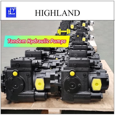 Değişken Deplasmanlı Eksenel Pistonlu Tandem Hidrolik Pompalar 110cc/R+110cc/R