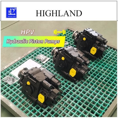 Highland HPV90 Yürüyen Makineler İçin El Kontrollü Hidrolik Ekseli Piston Pompaları