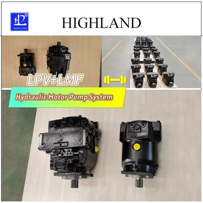 LPV90 LMF90 Hidrolik Pompa Motor Sistemi Özel Çimento Karıştırıcı Kamyonu