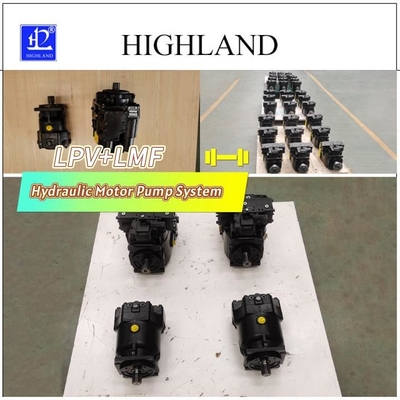 HIGHLAND hasat makinesinin kazıcısı Hidrolik pompa motor sistemi Eksen yapısı