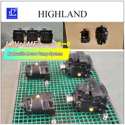LPV200 pirinç biçicisi için hidrolik motor pompa sistemi dökme demir kaplama