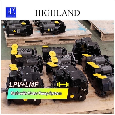 LPV200 pirinç biçicisi için hidrolik motor pompa sistemi dökme demir kaplama