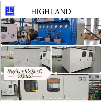 HIGHLAND 35 Mpa Döner sondaj cihazı için hidrolik test standları hidrolik test makinesi