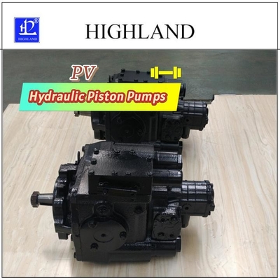 Siyah Yüksek Basınçlı Hidrolik Piston Pompaları Değişken Taşınımlı Pompaları Birleştirir