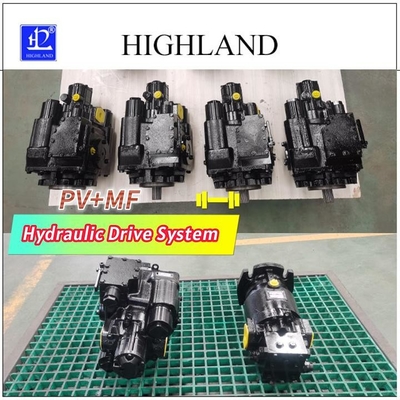 dökme demir yeşil yem toplayıcı hidrolik tahrik sistemi PV110 MF110