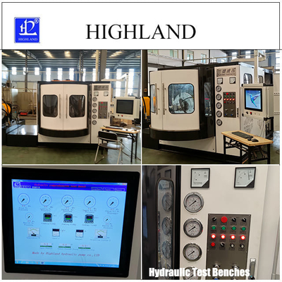 HIGHLAND Rotary Drilling Rig Hidrolik Test Koltukları 160 Kw Test Hidrolik Pompalar ve Motorlar