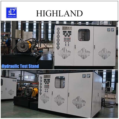HIGHLAND Rotary Drilling Rig 380 L/Min Akış Hızı Hidrolik Test Standları Kompakt Yapı 90 Kw