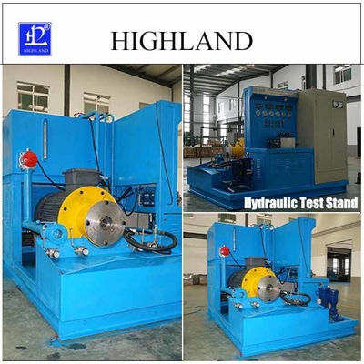 HIGHLAND Rotary Drilling Rig 380 L/Min Akış Hızı Hidrolik Test Standları Kompakt Yapı 90 Kw