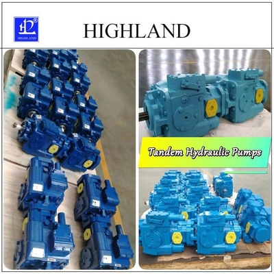 Endüstriyel kullanımlar için Swash Plate tasarımı olan tandem hidrolik pompalar