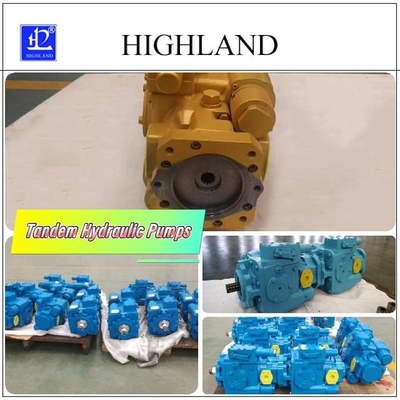 CW / CCW Dönüşümlü Kapalı Döngü Tandem Hidrolik Pompalar İnşaat Uygulamaları İçin