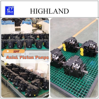 Hidrostatik şanzımanlar için eksenli piston pompası LPV90