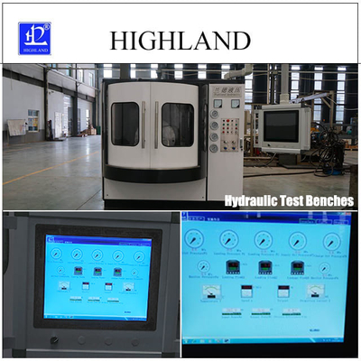 Tam algılama verileri ile 250 Kw hidrolik test bankaları 500 L/Min akış hızı hidrolik test ekipmanları