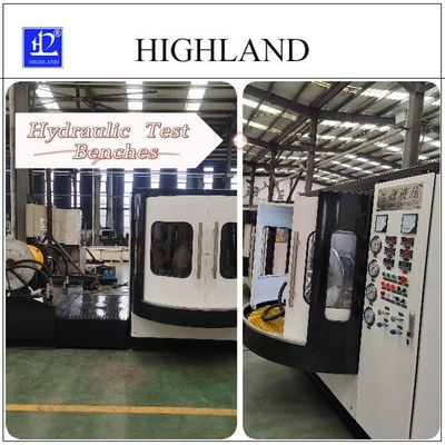 Hidrolik test makinesi özelleştirme HIGHLAND markası ile hidrolik pompa ve motor test