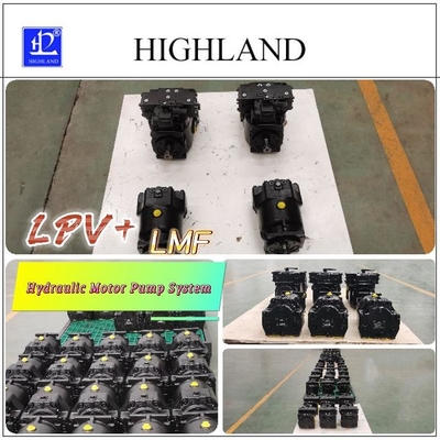 El ve Hidrolik Değişken Kontrol Ekseli Piston Pompaları 90ml/r LPV90 LMF90