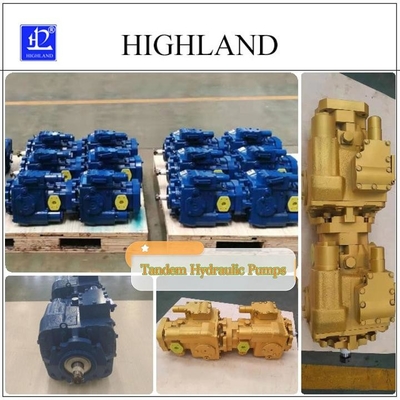 Ağır Makineler için Endüstriyel dökme demir hidrolik piston pompası