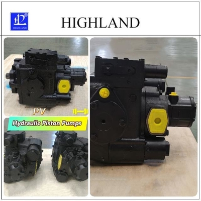 Değişken Taşınımlı Siyah Hidrolik Piston Pompası 35Mpa Rated Basınç Yapılandırma