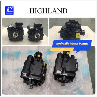 Değişken Taşınımlı Siyah Hidrolik Piston Pompası 35Mpa Rated Basınç Yapılandırma