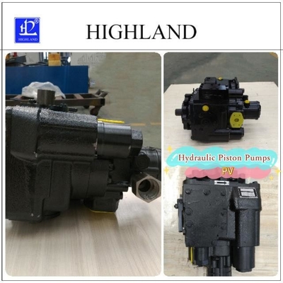 Değişken Taşınımlı Siyah Hidrolik Piston Pompası 35Mpa Rated Basınç Yapılandırma