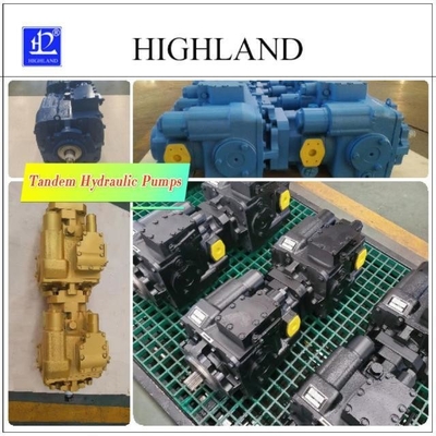 Hasatçı Tandem Piston Pompası Hidrolik Sistem Bileşenleri için El Yükleme Modu