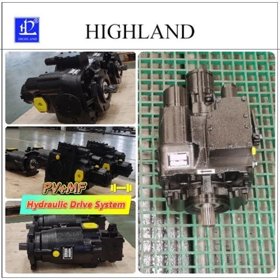 Hasatçı Hidrolik Sürüş Sistemi Hidrolik Kontrol Eksi Piston Pompası Otomatik