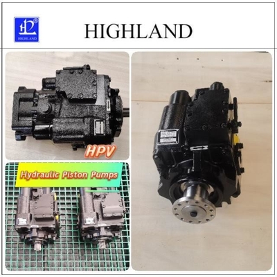 Kapalı Loop Aksyal Hidrolik Piston Pompası 35Mpa Rating Basıncı Siyah Hidrolik Transmisiyon