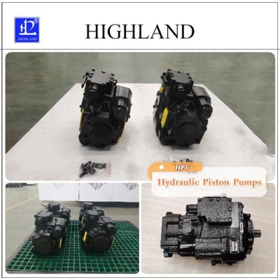 Kapalı Loop Aksyal Hidrolik Piston Pompası 35Mpa Rating Basıncı Siyah Hidrolik Transmisiyon