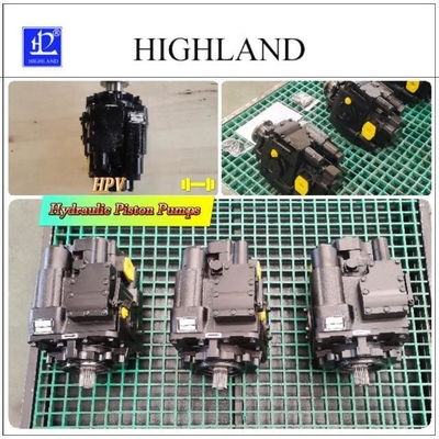 Kapalı Loop Aksyal Hidrolik Piston Pompası 35Mpa Rating Basıncı Siyah Hidrolik Transmisiyon
