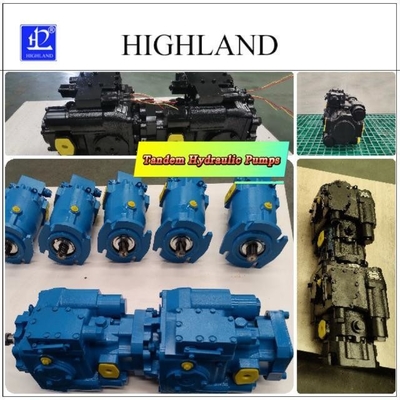 Çeşitli uygulamalar için Swash Plate Tandem Hidrolik Pompaları