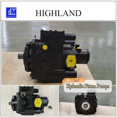 Hidrolik sistem bileşenleri için siyah değişken hareketli eksenli piston pompası