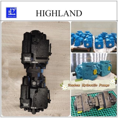 Düzgün Çalışma İçin Eğik Plaka Tasarımlı Tandem Hidrolik Pompalar